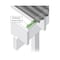 Sun  N Rain PLASTIC CLOSURE HORIZ, 60PK 9023834 - alternate 4